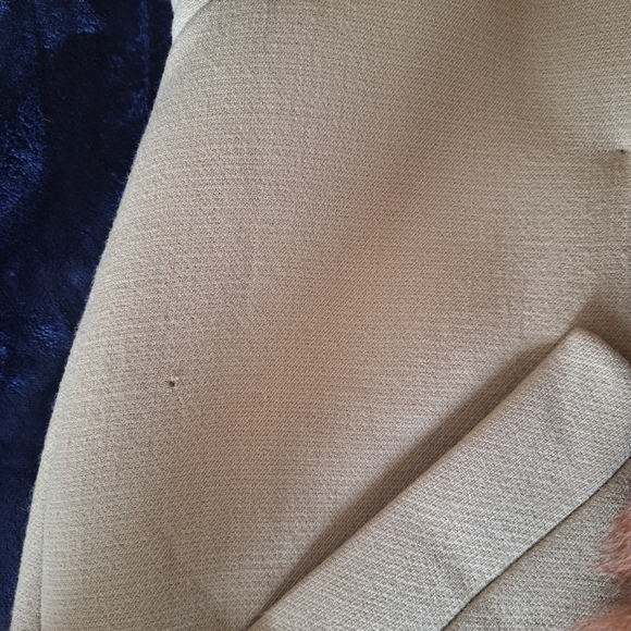 Preloved Elegant Pistaccio Coat with Faux Fur Collar - Unbranded - Picture 5 of 7